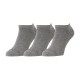 Șosete Fundango No-Show Basic Set 3 perechi Culoare Gri - Grey