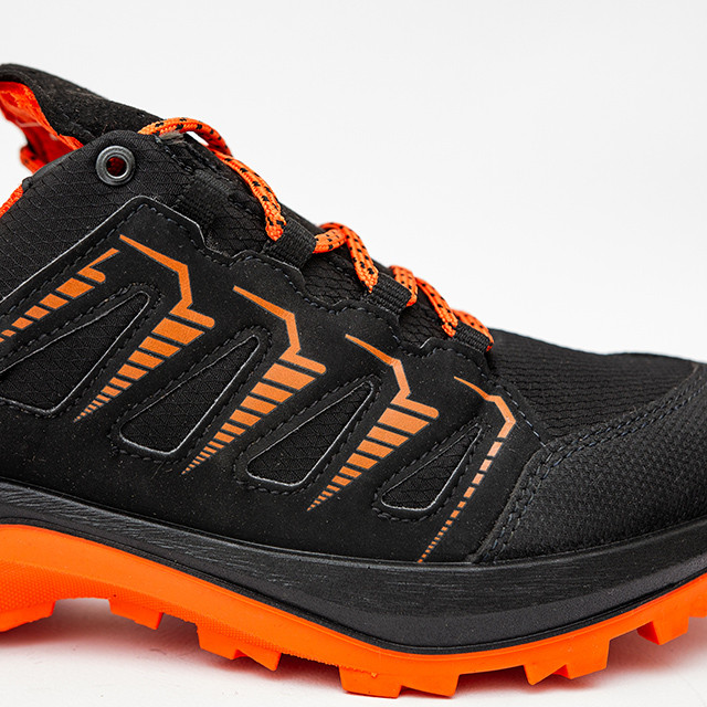 Pantofi Grisport Bavenite Negru - Black/Orange - 3 | YEO