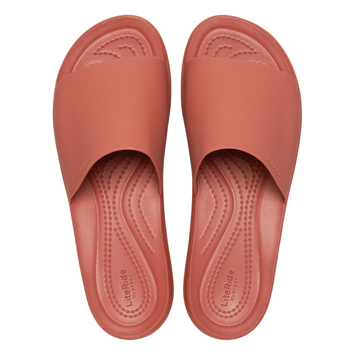 Papuci Crocs Brooklyn Slide Rosu - Spice - 4 | YEO