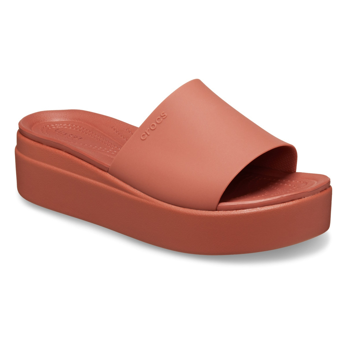 Papuci Crocs Brooklyn Slide Rosu - Spice - 1 | YEO