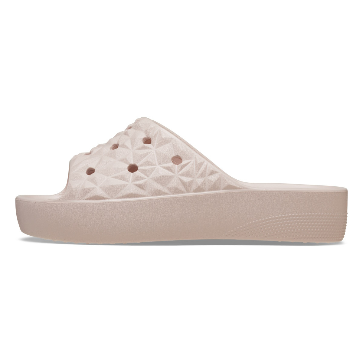 Papuci Crocs Classic Platform Geometric Slide Roz - Quartz - 2 | YEO