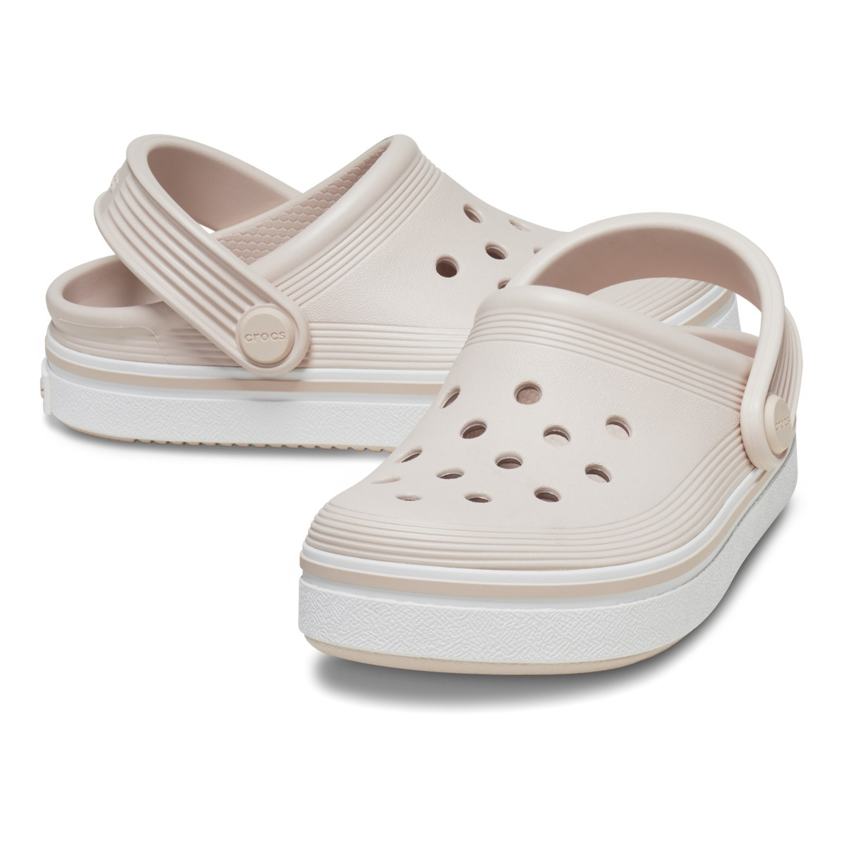 Saboți Crocs Crocband Off Court Clog Kids Roz - Quartz - 3 | YEO