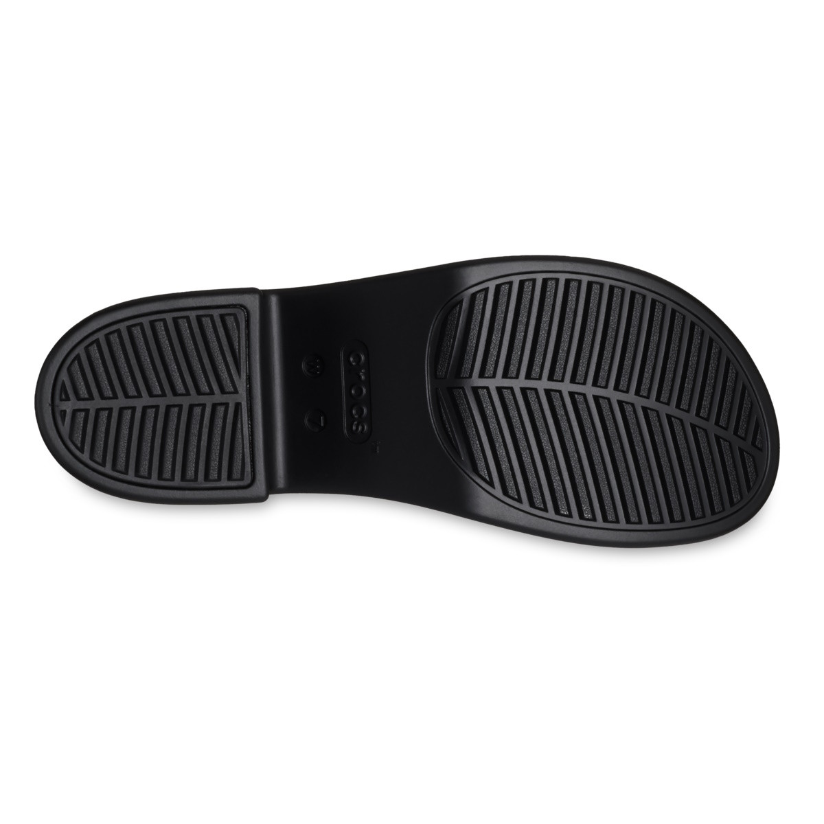 Sandale Crocs Brooklyn Slide Heel Negru - Black/Black