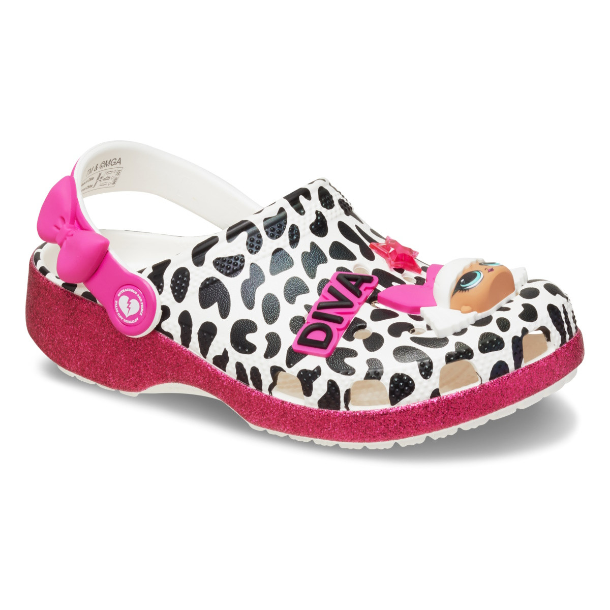Saboti Crocs Classic LOL Surprise Diva Clog Kids Alb - White - 1 | YEO