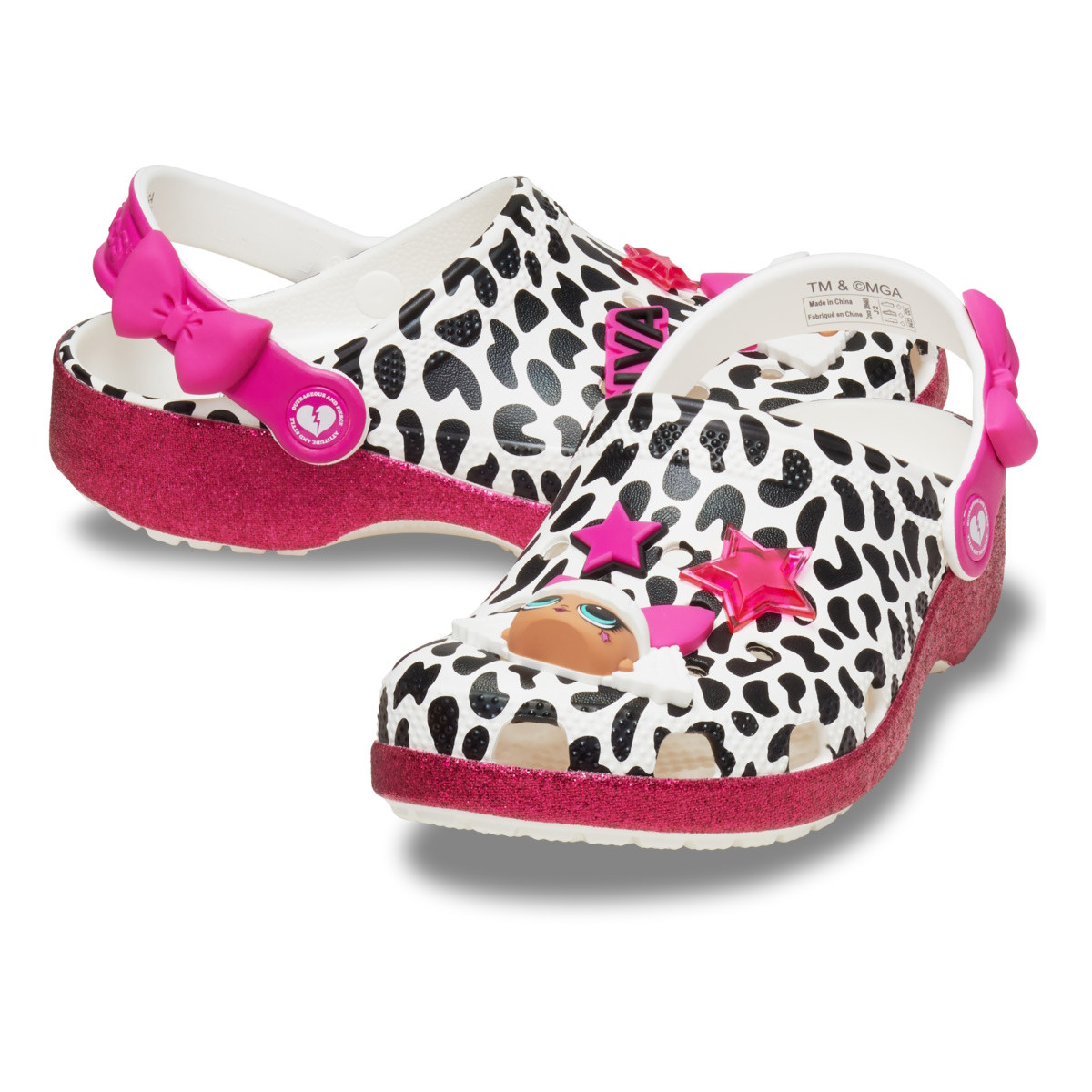 Saboti Crocs Classic LOL Surprise Diva Clog Kids Alb - White - 4 | YEO