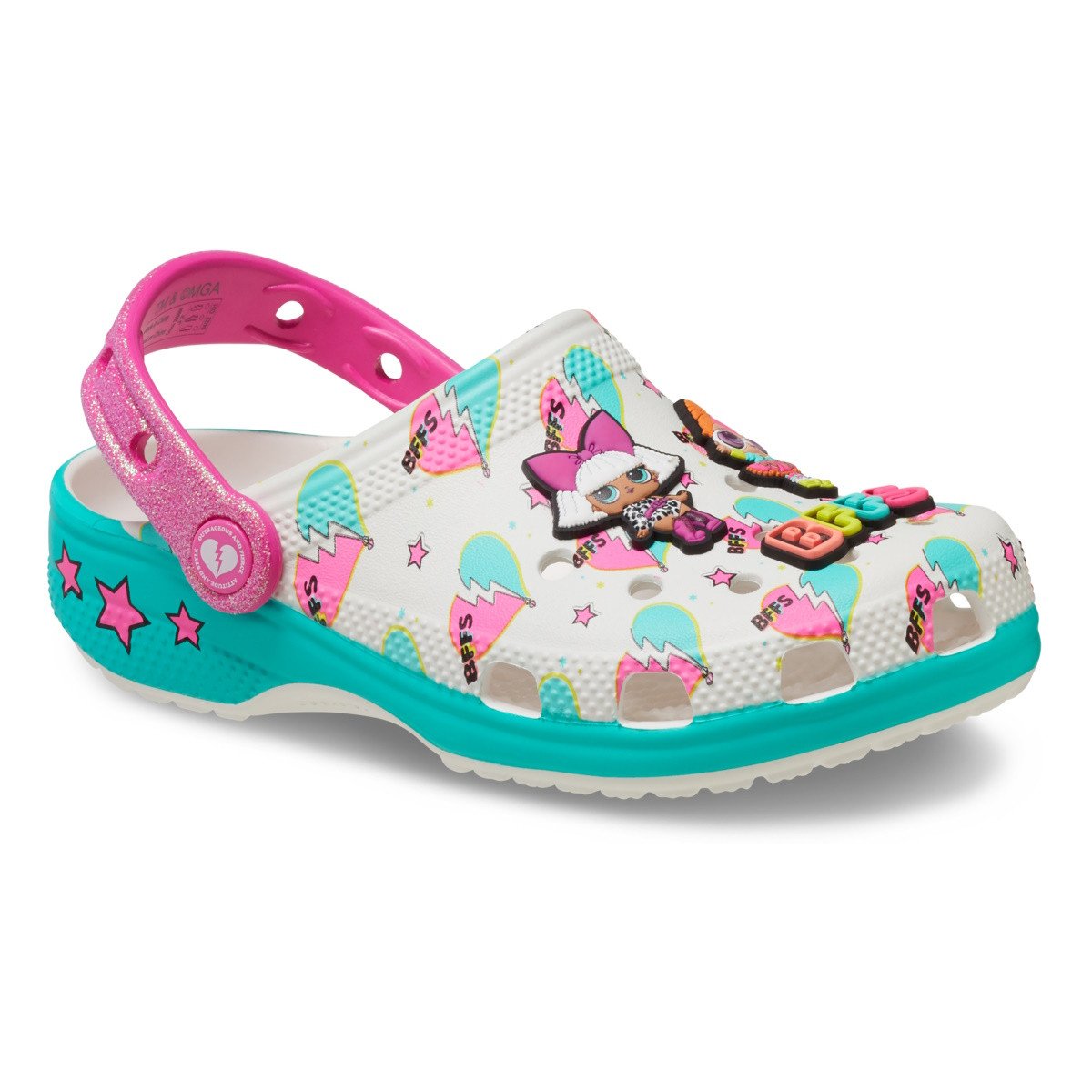 Saboti Crocs Classic LOL Surprise BFF Clog Kids Alb - White - 1 | YEO