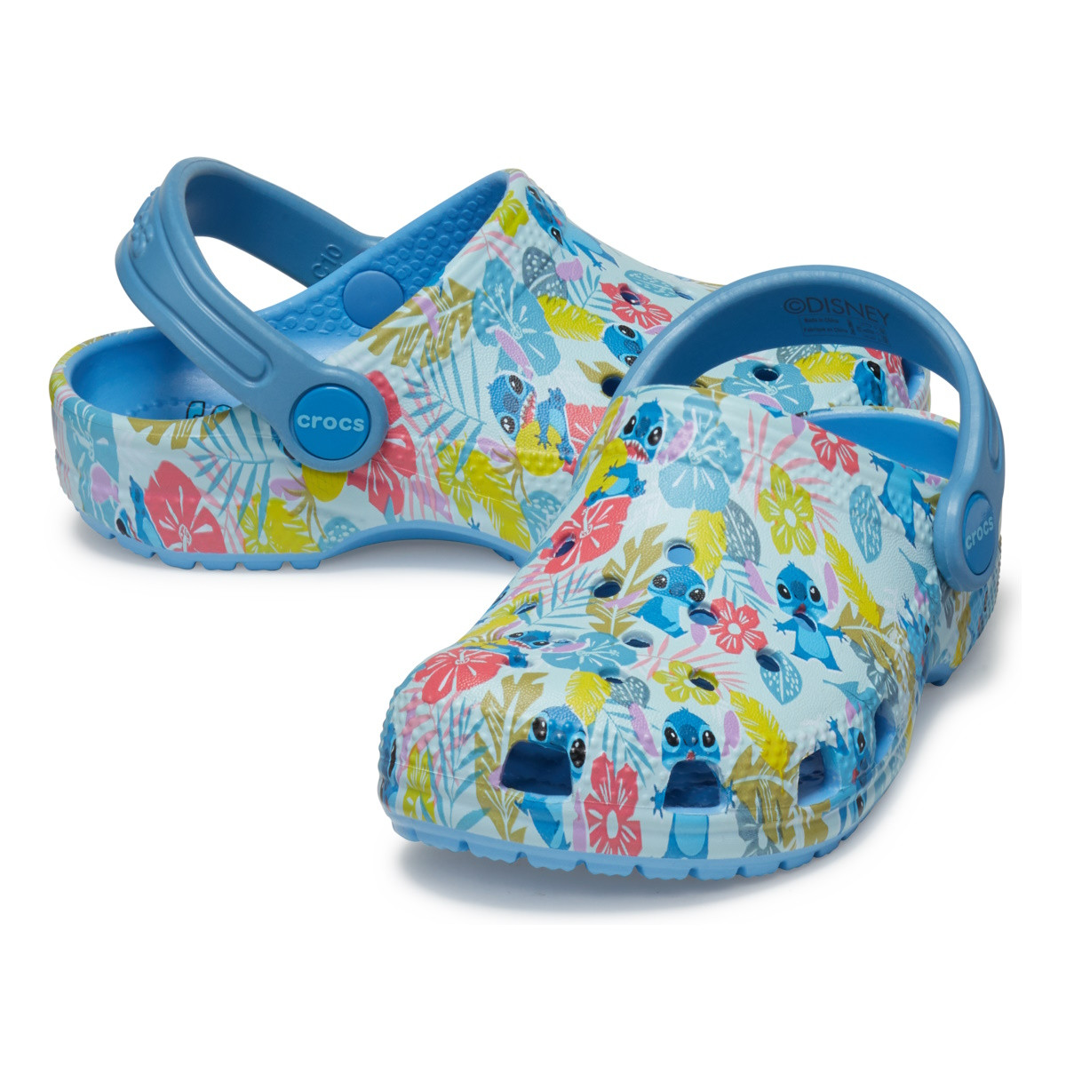 Saboti Crocs Toddler Disney Stitch Classic Clog Albastru - Oxygen - 3 | YEO