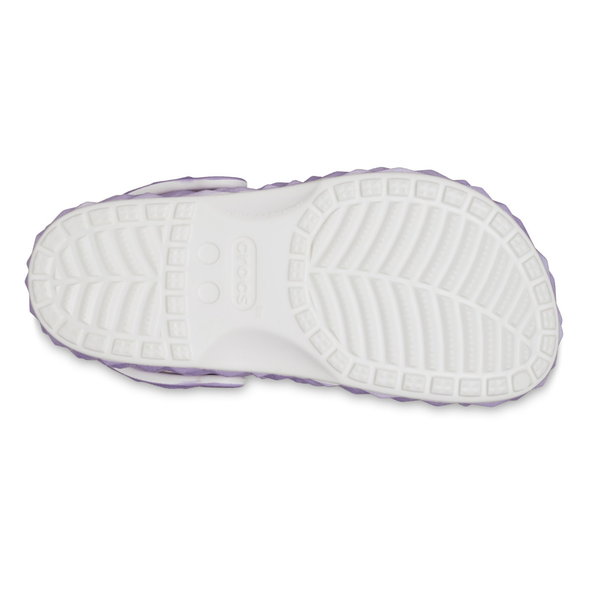 Saboti Crocs Classic Iridescent Geometric Clog Kids Alb - White