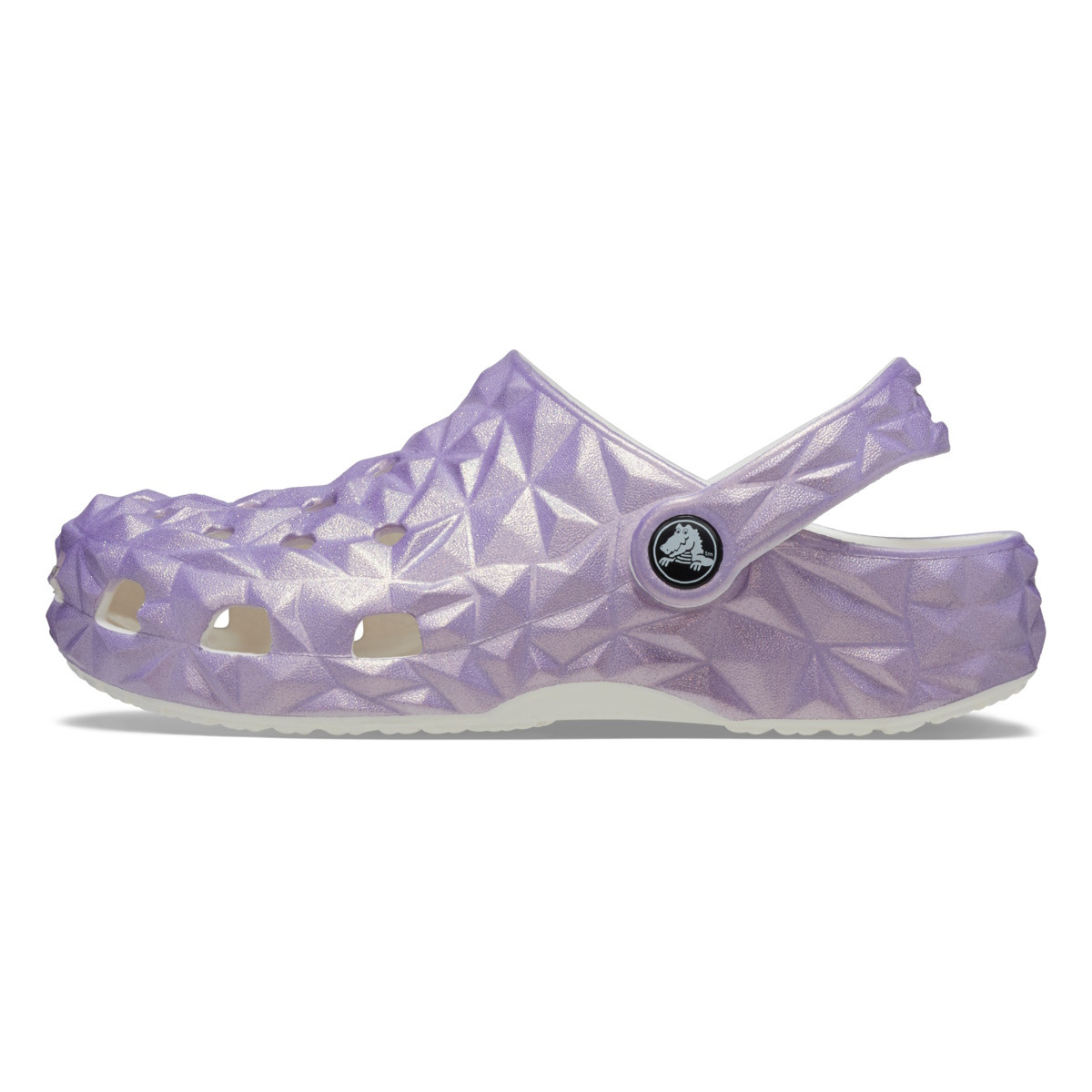 Saboti Crocs Classic Iridescent Geometric Clog Kids Alb - White - 1 | YEO