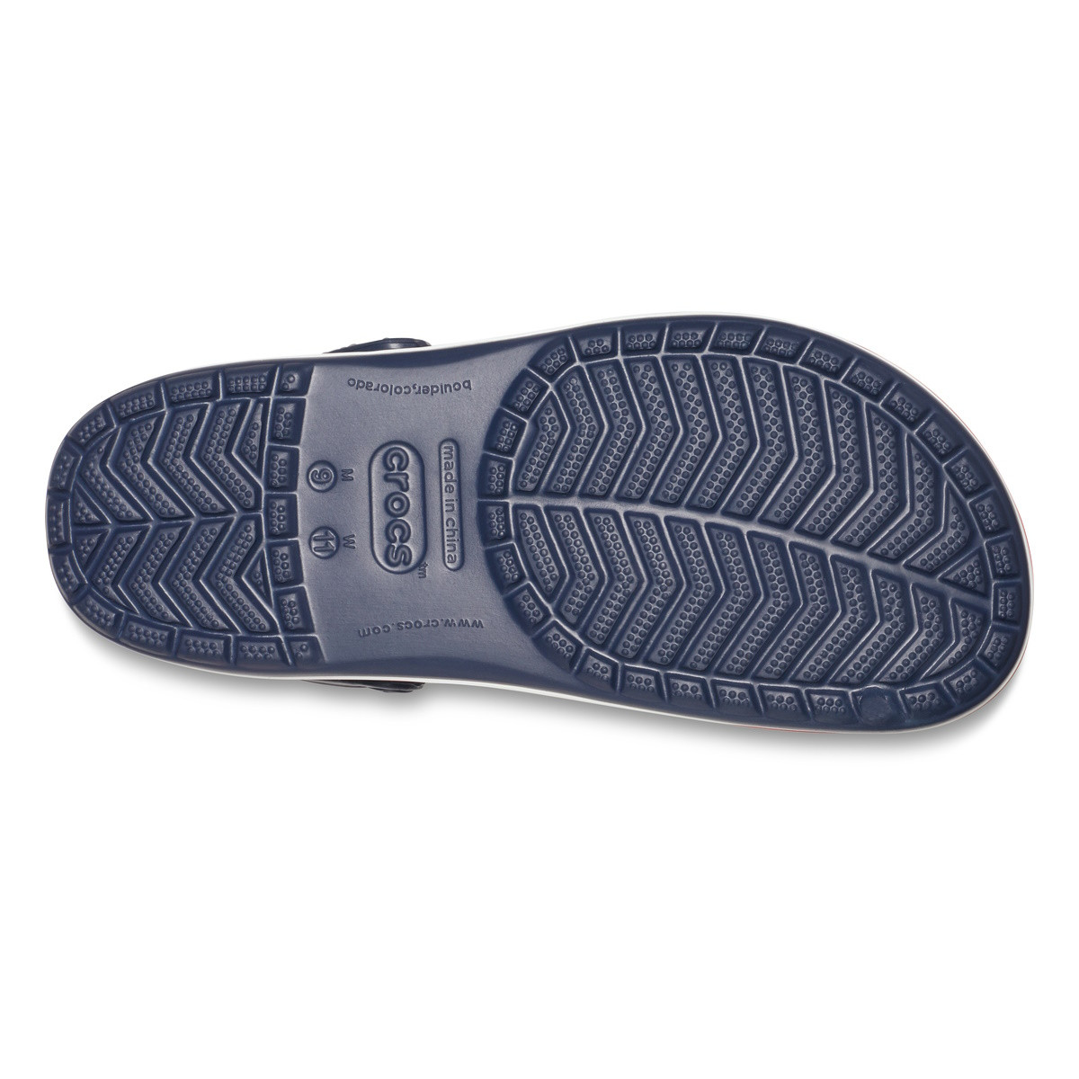 Saboti Crocs Crocband Bleumarin - Navy/Red