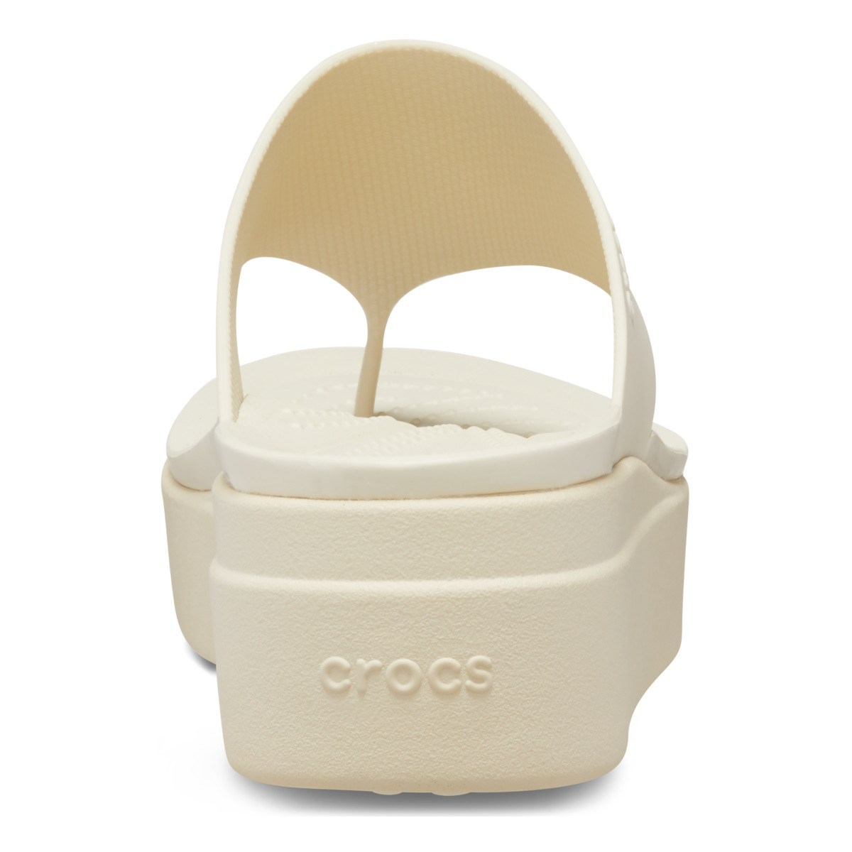 Slapi Crocs Brooklyn Flip Bej - Bone - 5 | YEO