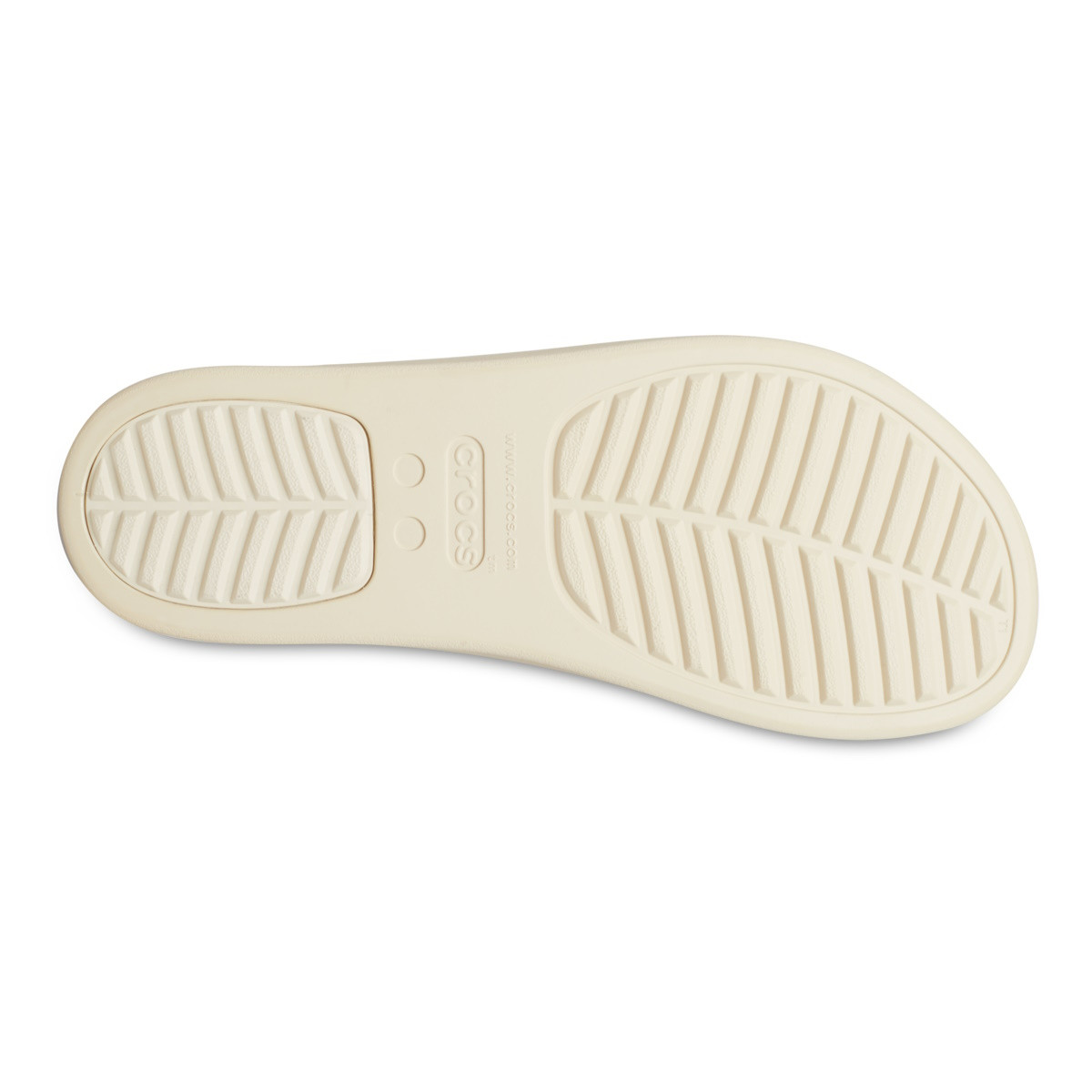 Slapi Crocs Brooklyn Flip Bej - Bone