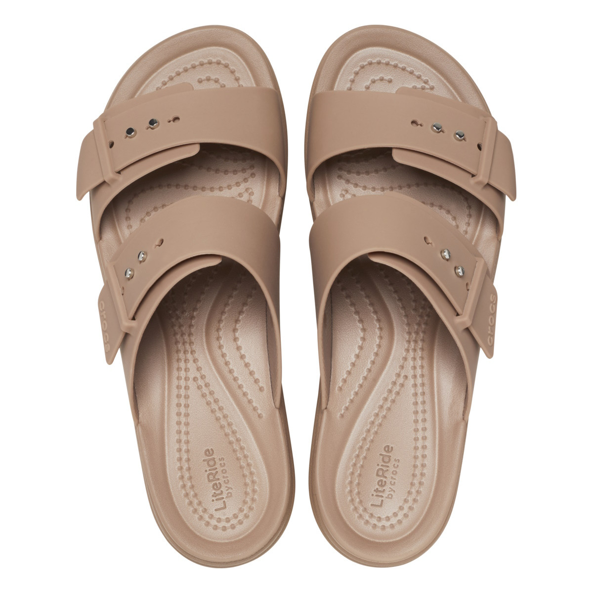 Sandale Crocs Women’s Brooklyn Low Wedge Sandal Maro - Latte - 4 | YEO