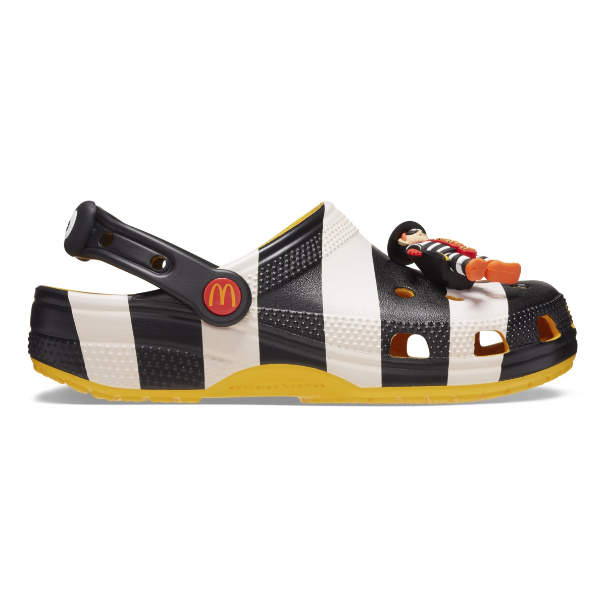 Saboti McDonald’s x Crocs Hamburglar Classic Clog Negru - Black/White - 1 | YEO