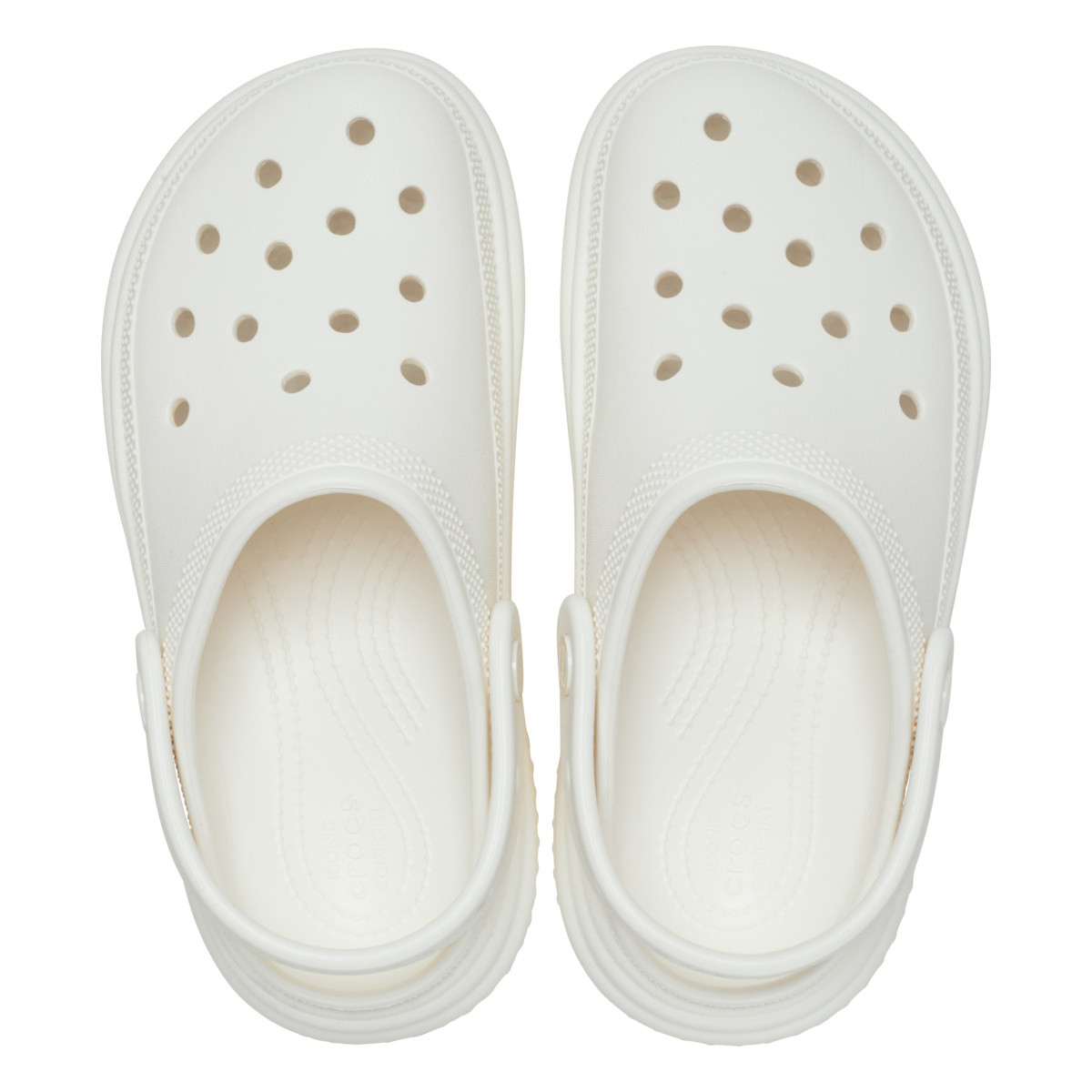 Saboti Crocs Stomp Clog Alb - Chalk - 4 | YEO