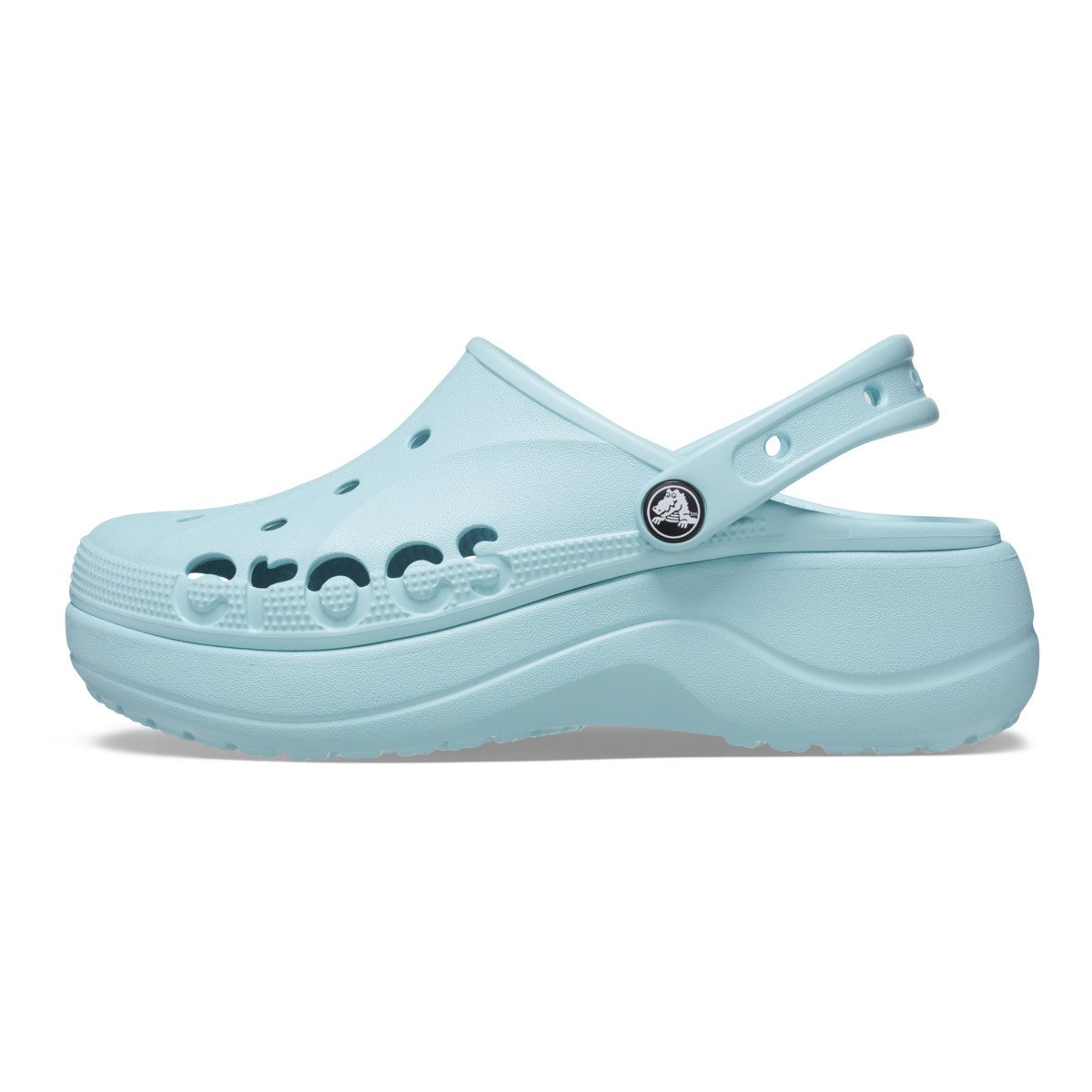 Saboți Crocs Baya Platform Clog Albastru - Pure Water - 2 | YEO