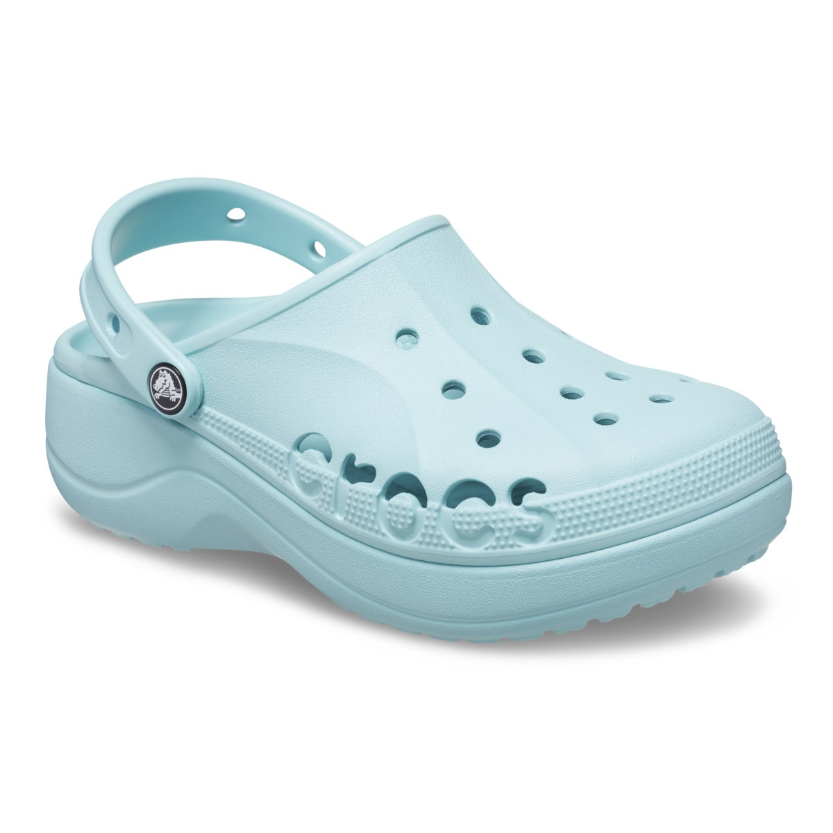 Saboți Crocs Baya Platform Clog Albastru - Pure Water - 1 | YEO