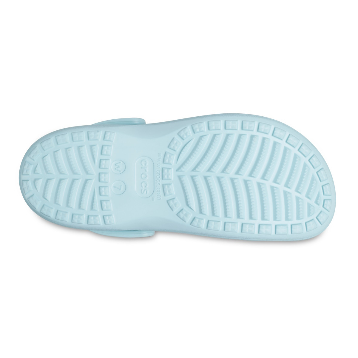 Saboți Crocs Baya Platform Clog Albastru - Pure Water - 6 | YEO