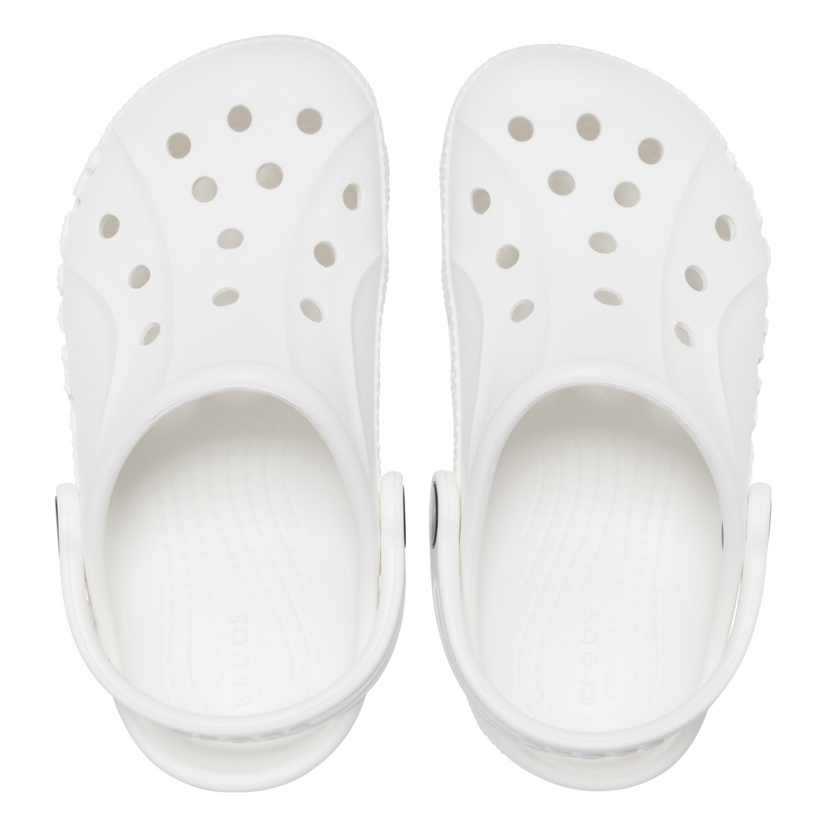 Saboți Crocs Baya Kids Clog Alb - White - 4 | YEO