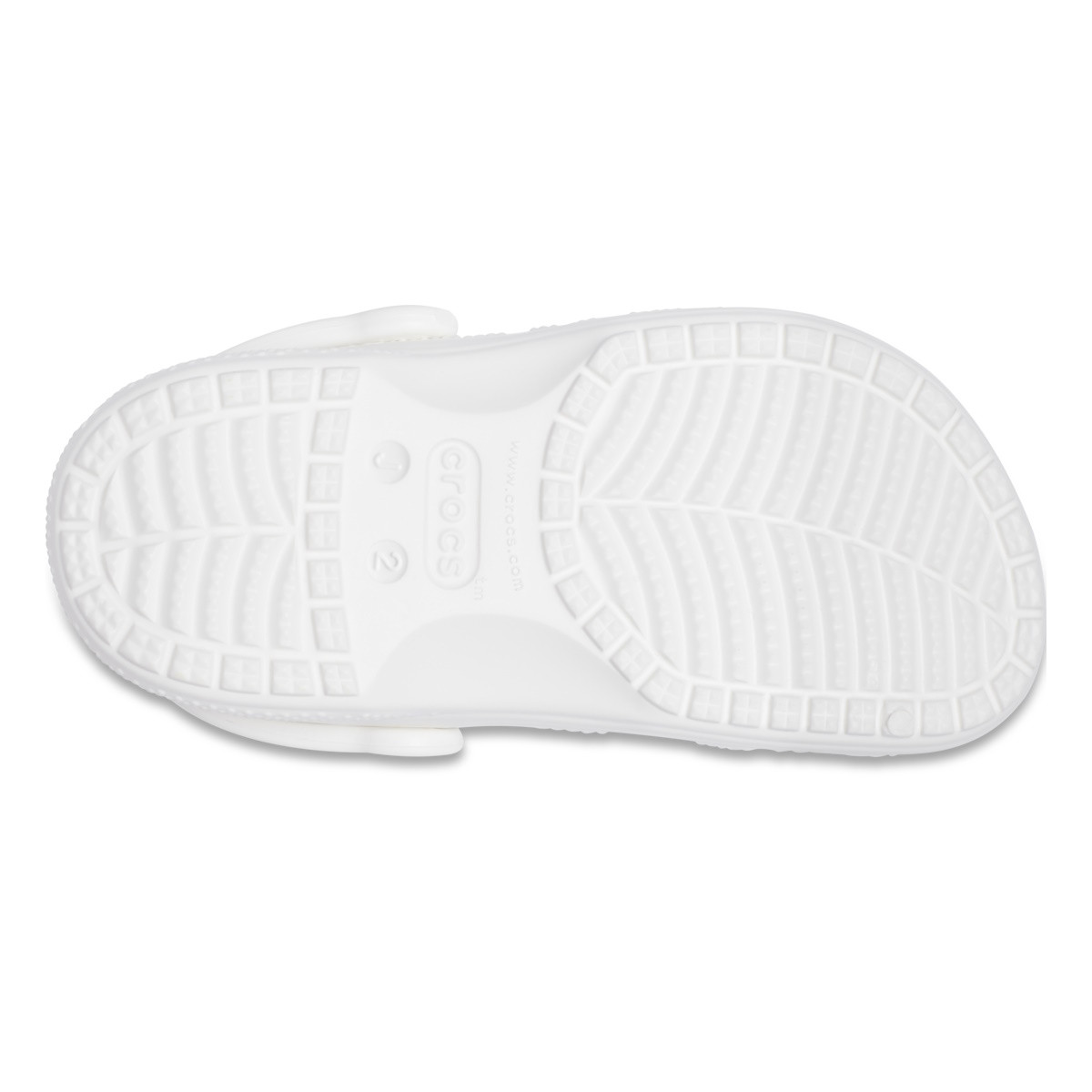 Saboți Crocs Baya Kids Clog Alb - White