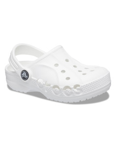 Saboți Crocs Baya Kids Clog Alb - White 2