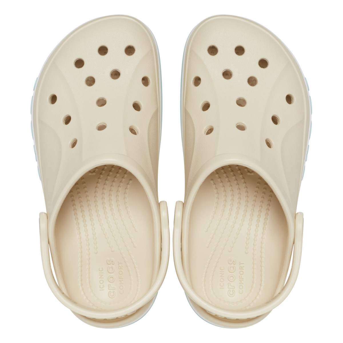 Saboti Crocs Toddler Bayaband Clog Bej - Winter/White - 4 | YEO