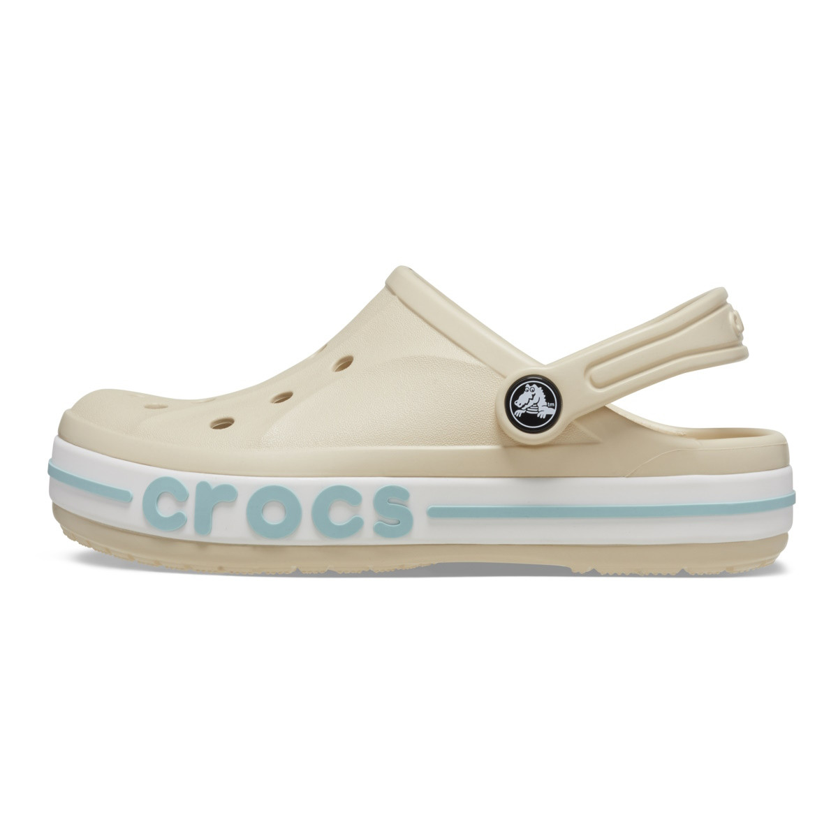 Saboti Crocs Toddler Bayaband Clog Bej - Winter/White - 2 | YEO