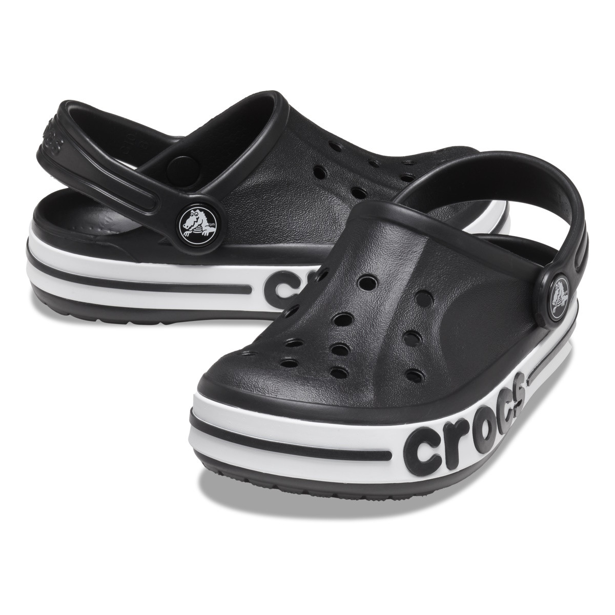 Saboti Crocs Bayaband Clog Kids Negru - Black - 3 | YEO