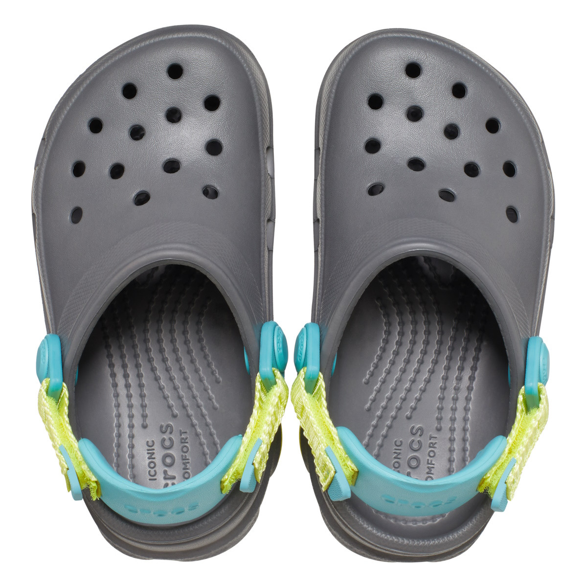 Saboti Crocs Classic All-Terrain Clog Kids Gri - Slate Grey - 4 | YEO