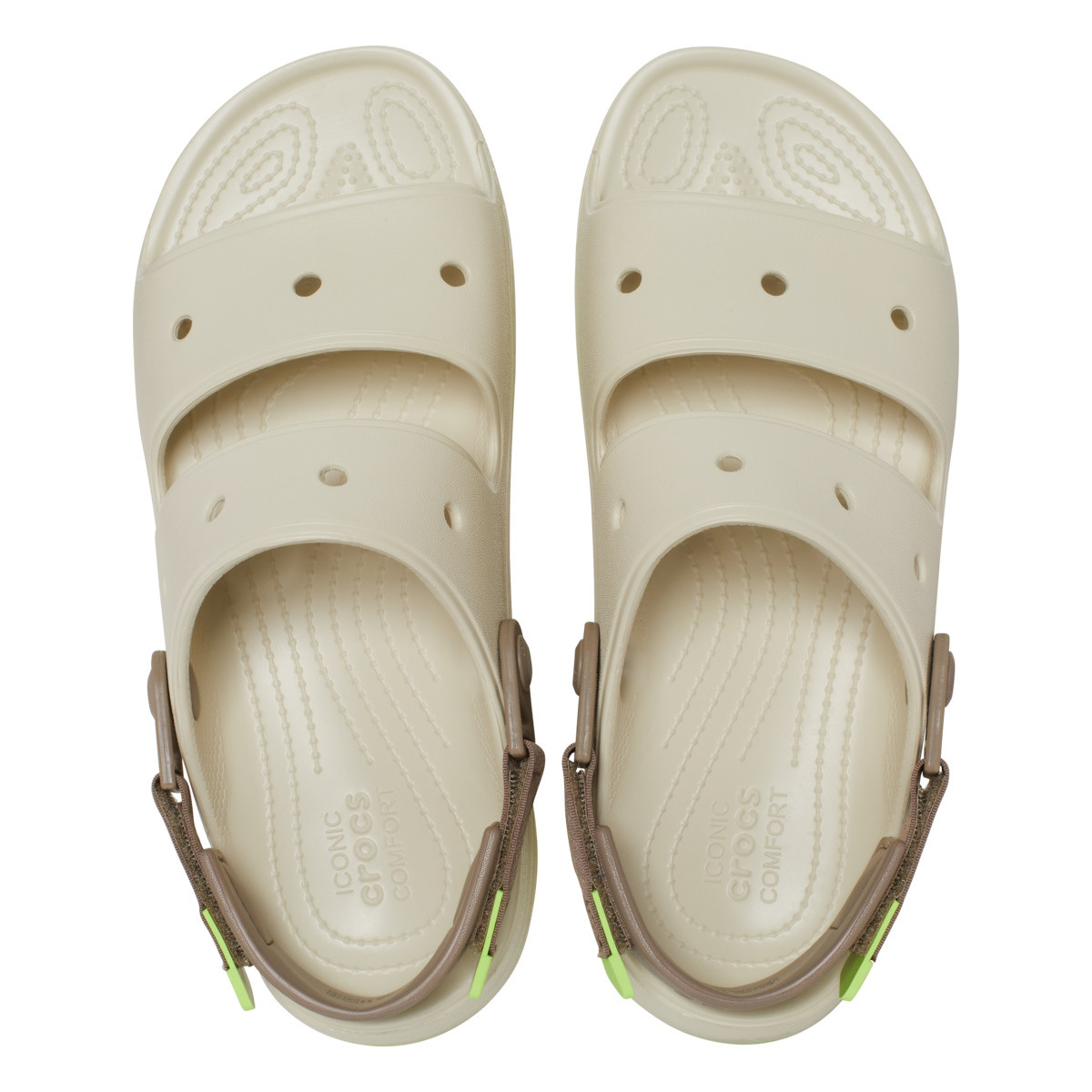Sandale Crocs Classic All Terrain Sandal Bej - Bone/Multi - 4 | YEO