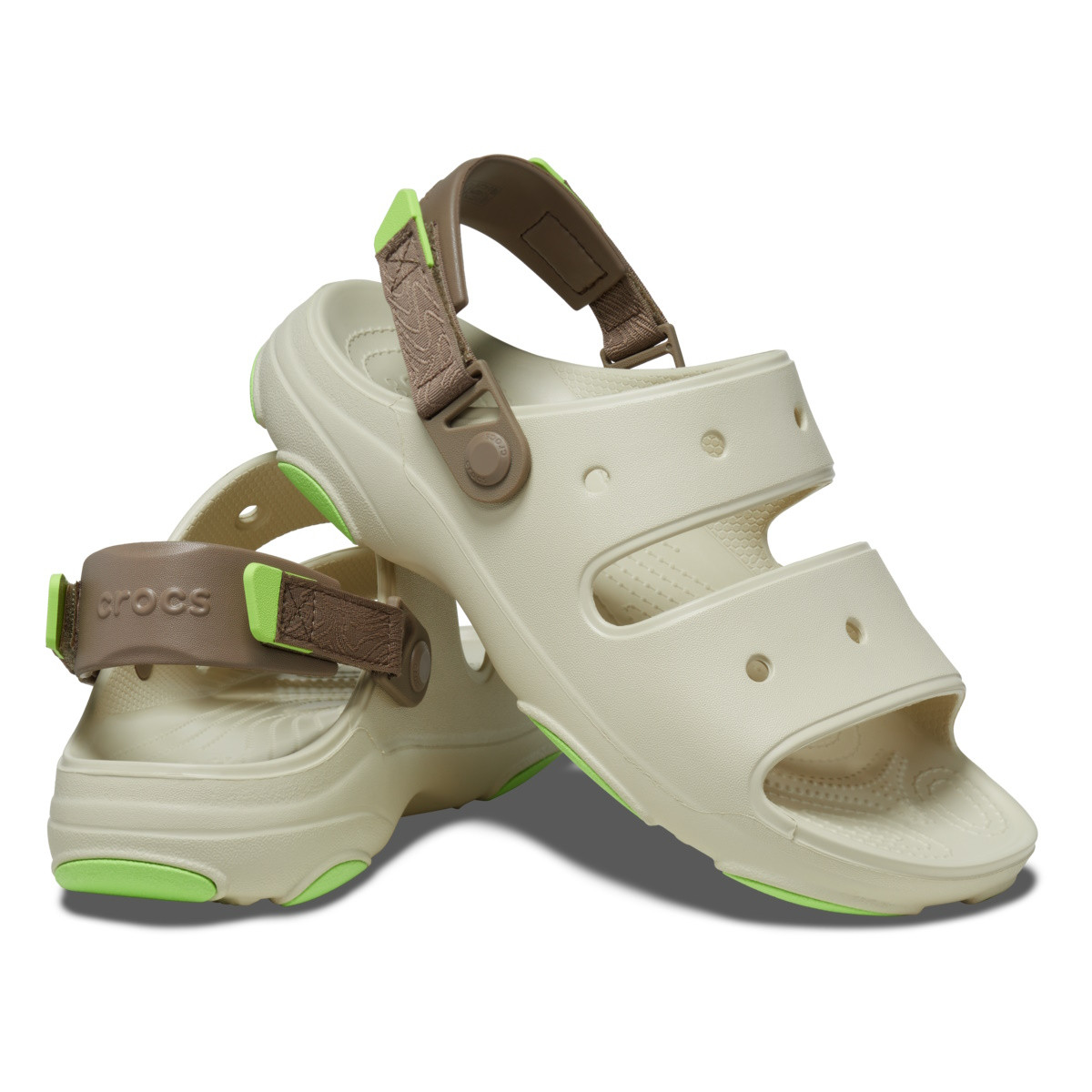 Sandale Crocs Classic All Terrain Sandal Bej - Bone/Multi - 3 | YEO