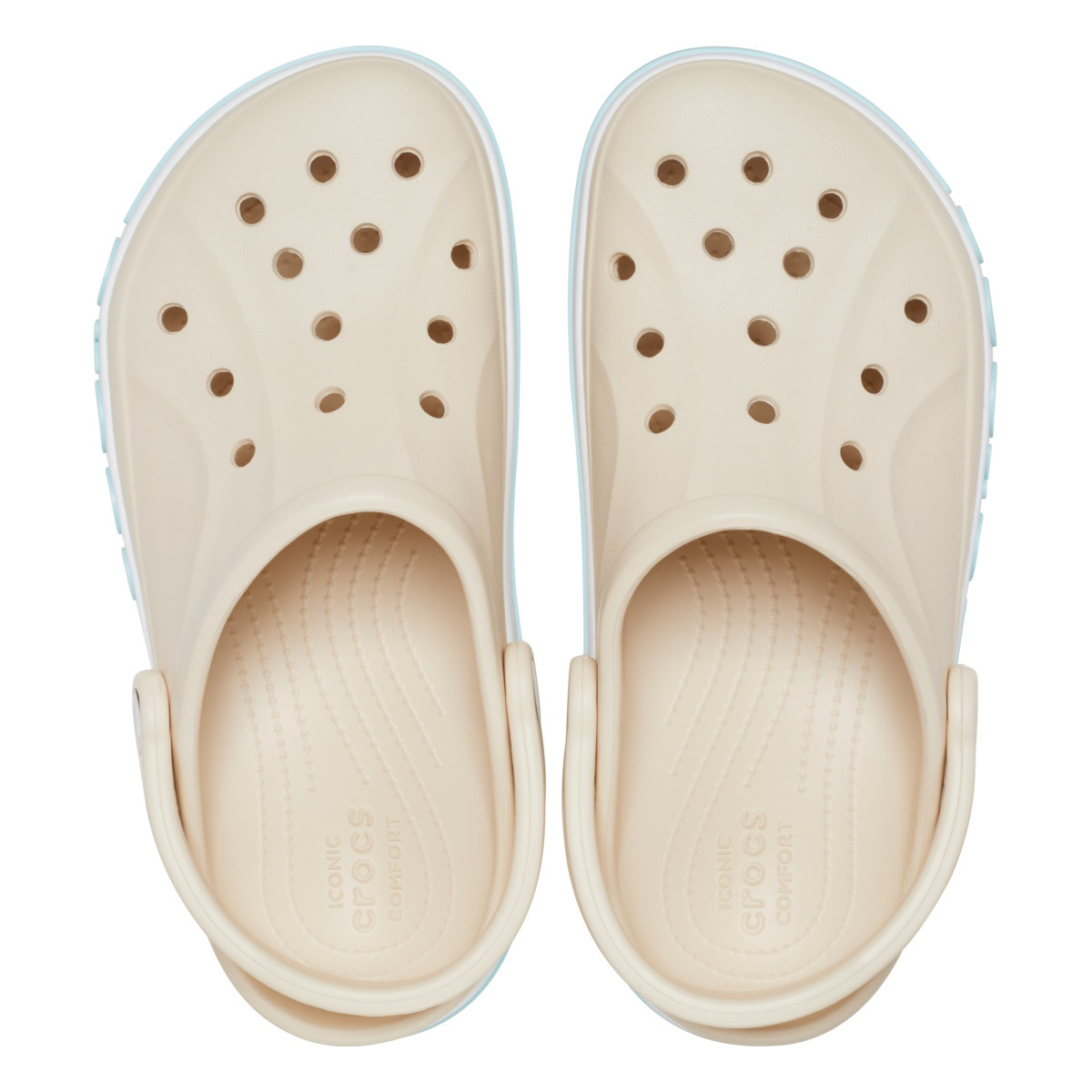 Saboti Crocs Bayaband Clog Bej - Winter White/Multi - 4 | YEO