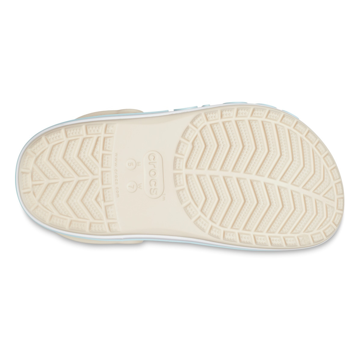 Saboti Crocs Bayaband Clog Bej - Winter White/Multi - 6 | YEO