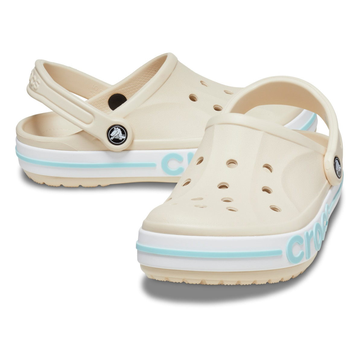 Saboti Crocs Bayaband Clog Bej - Winter White/Multi - 3 | YEO