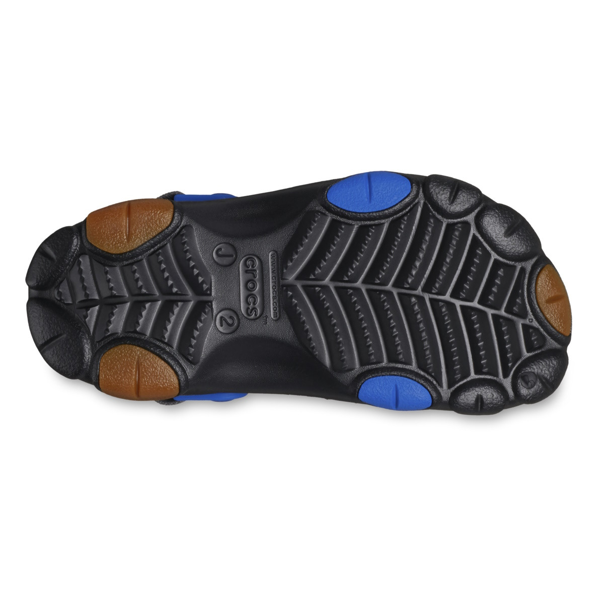 Saboti Crocs Classic All-Terrain Clog Kids Negru - Black/Gum