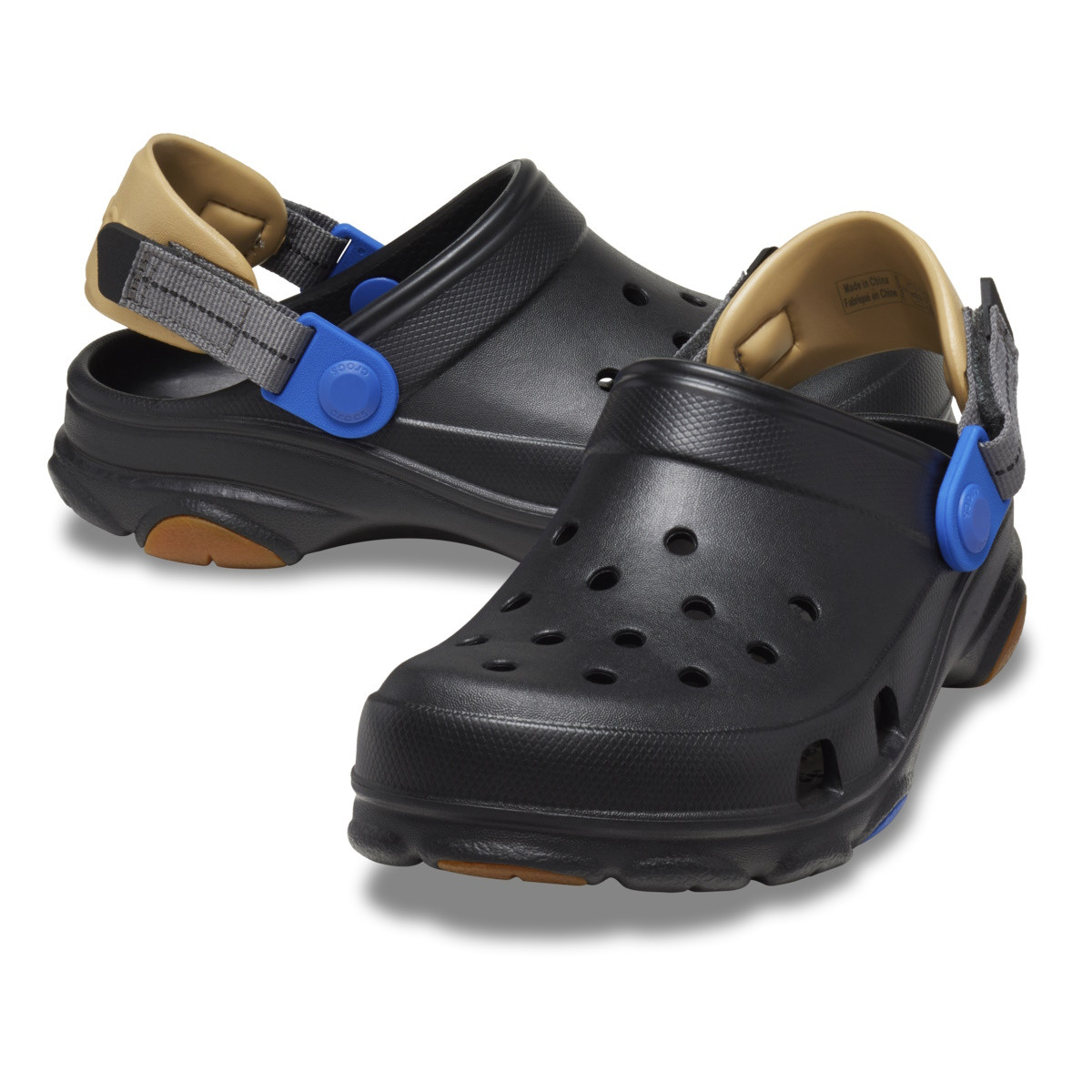 Saboti Crocs Classic All-Terrain Clog Kids Negru - Black/Gum - 3 | YEO