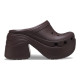 Saboti Crocs Classic Siren Clog Culoare Maro - Mocha
