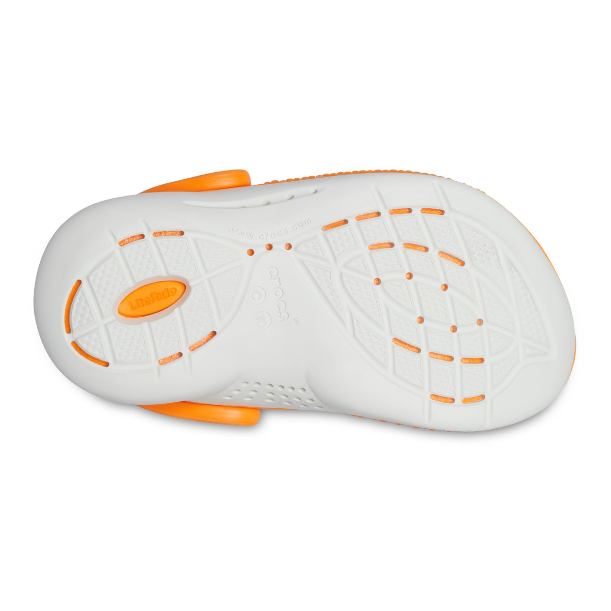 Saboți Crocs LiteRide 360 Clog Toddlers Roz - Taffy Pink/Orange Zing - 6 | YEO