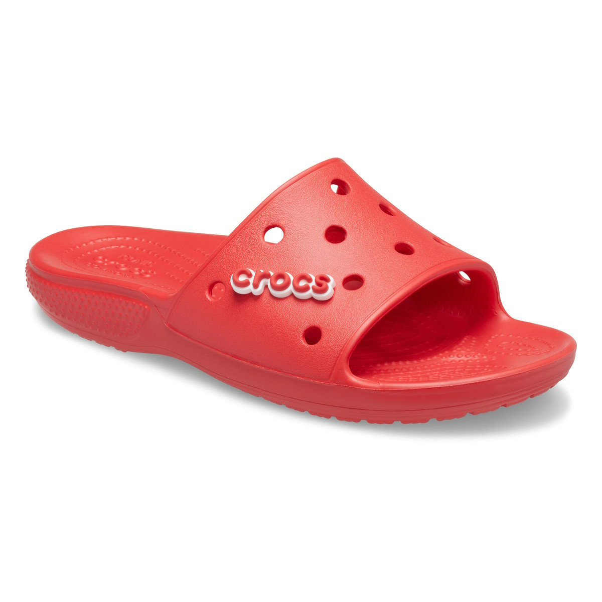 Papuci Classic Crocs Slide Iconic Crocs Comfort Rosu - Flame - 1 | YEO