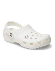 Jibbitz Crocs Baseball Alb - White 2