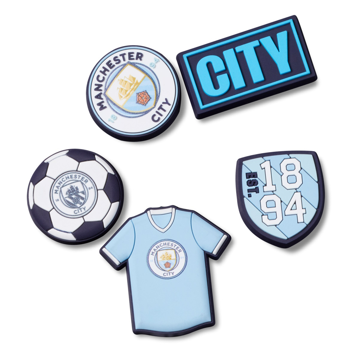 Jibbitz Crocs Manchester City 5 Pack - 1 | YEO