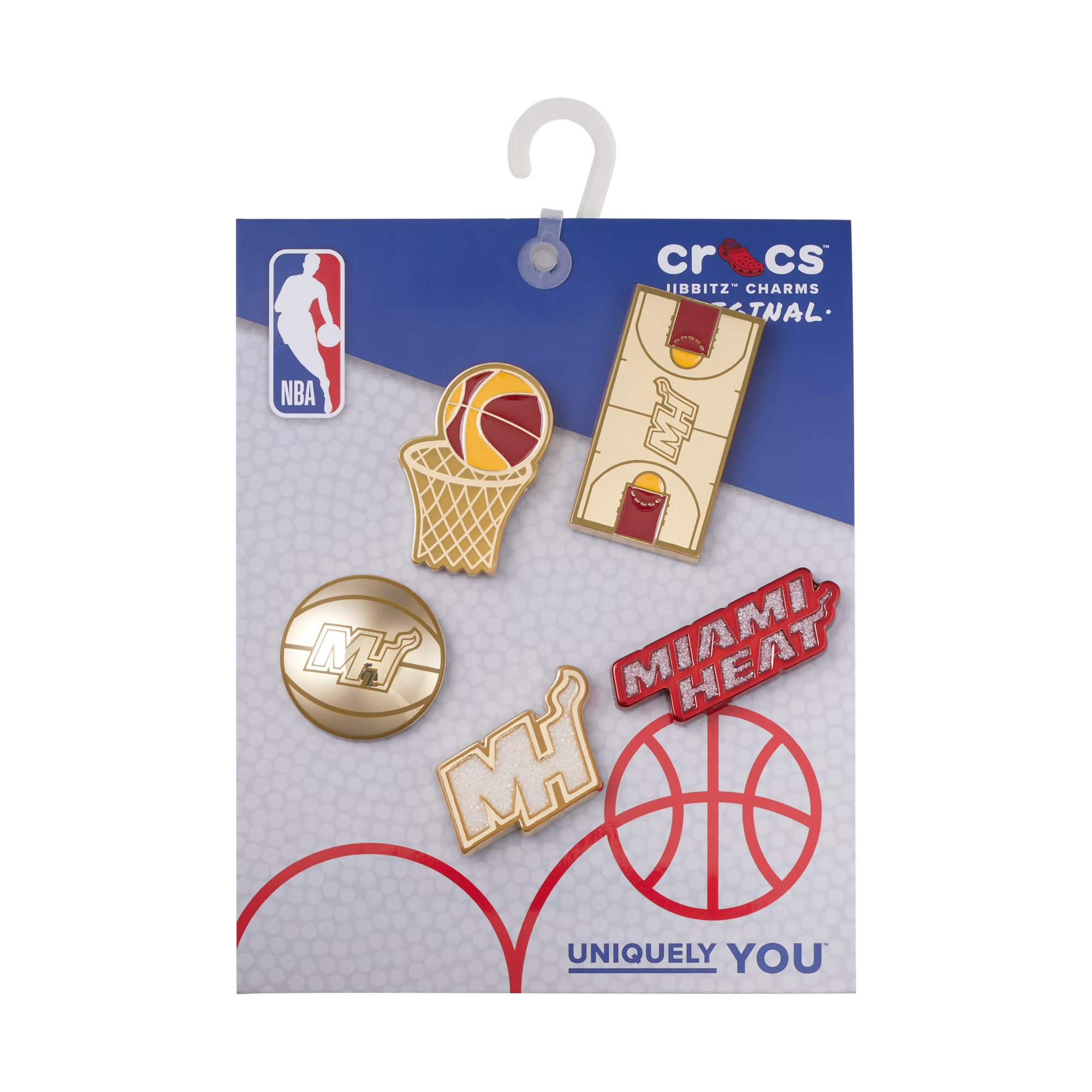 Jibbitz Crocs NBA Miami Heat 5 Pack - 1 | YEO
