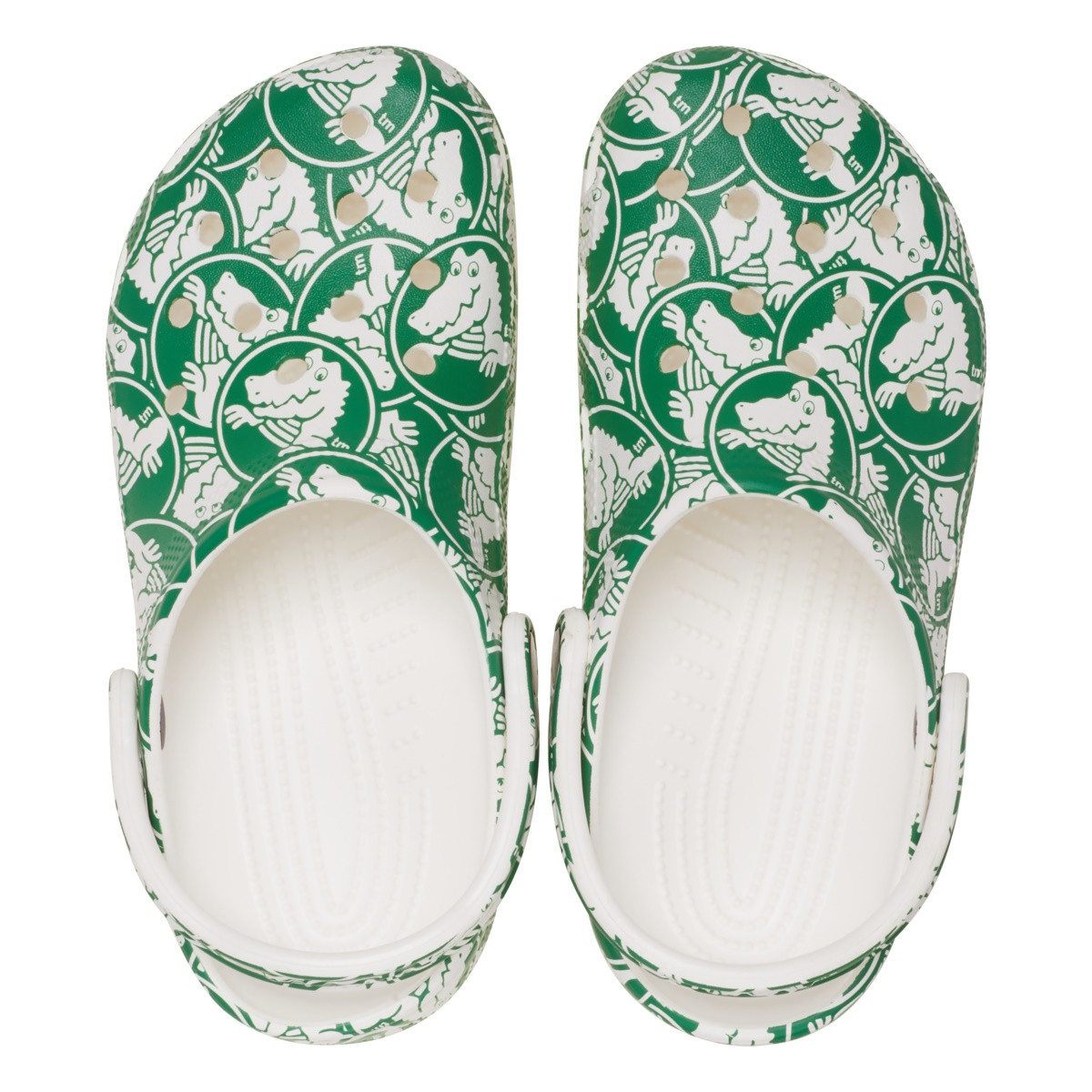 Saboti Crocs Classic Duke Print Clog Verde - Ivy Green - 4 | YEO