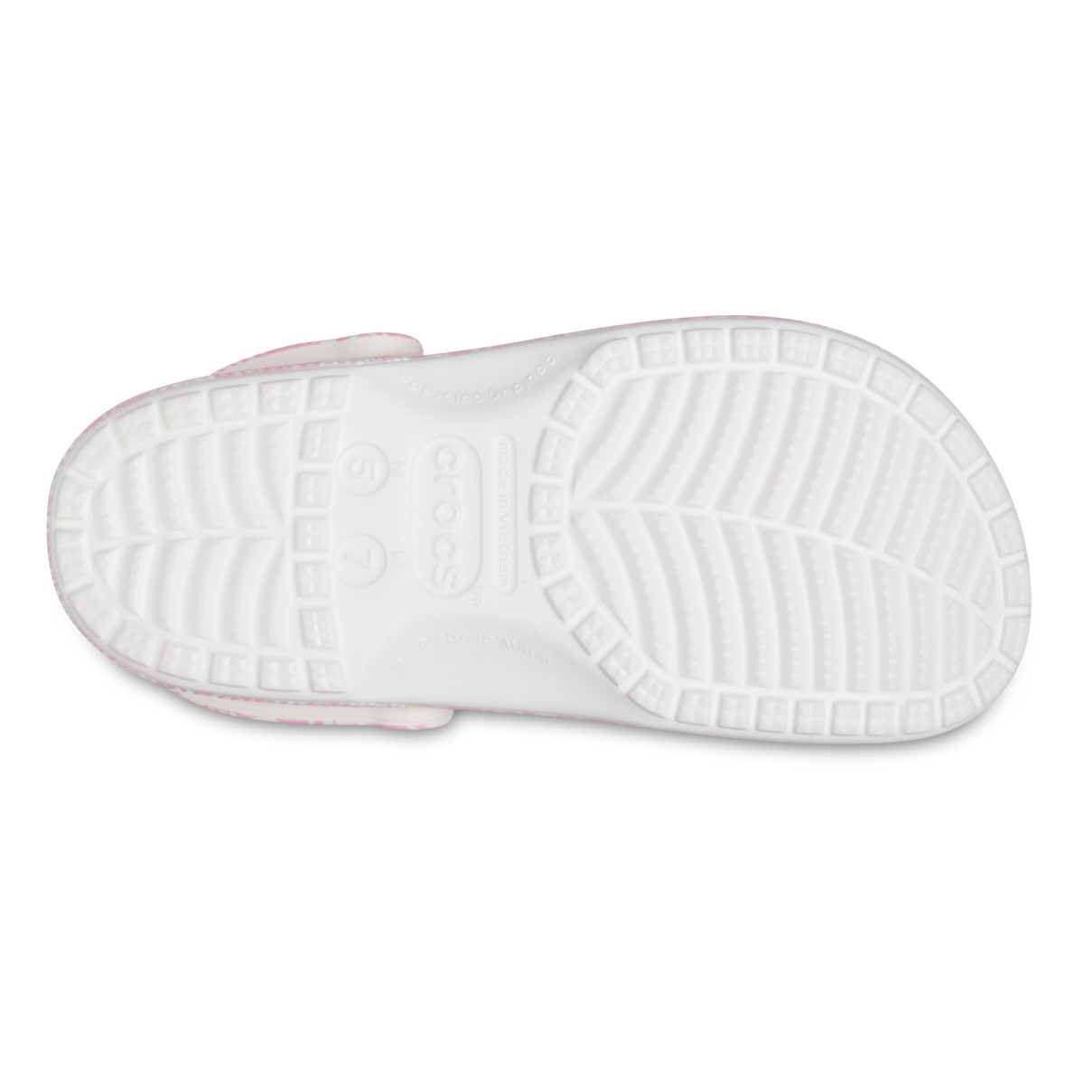 Saboti Crocs Classic Duke Print Clog Roz - Pink Tweed