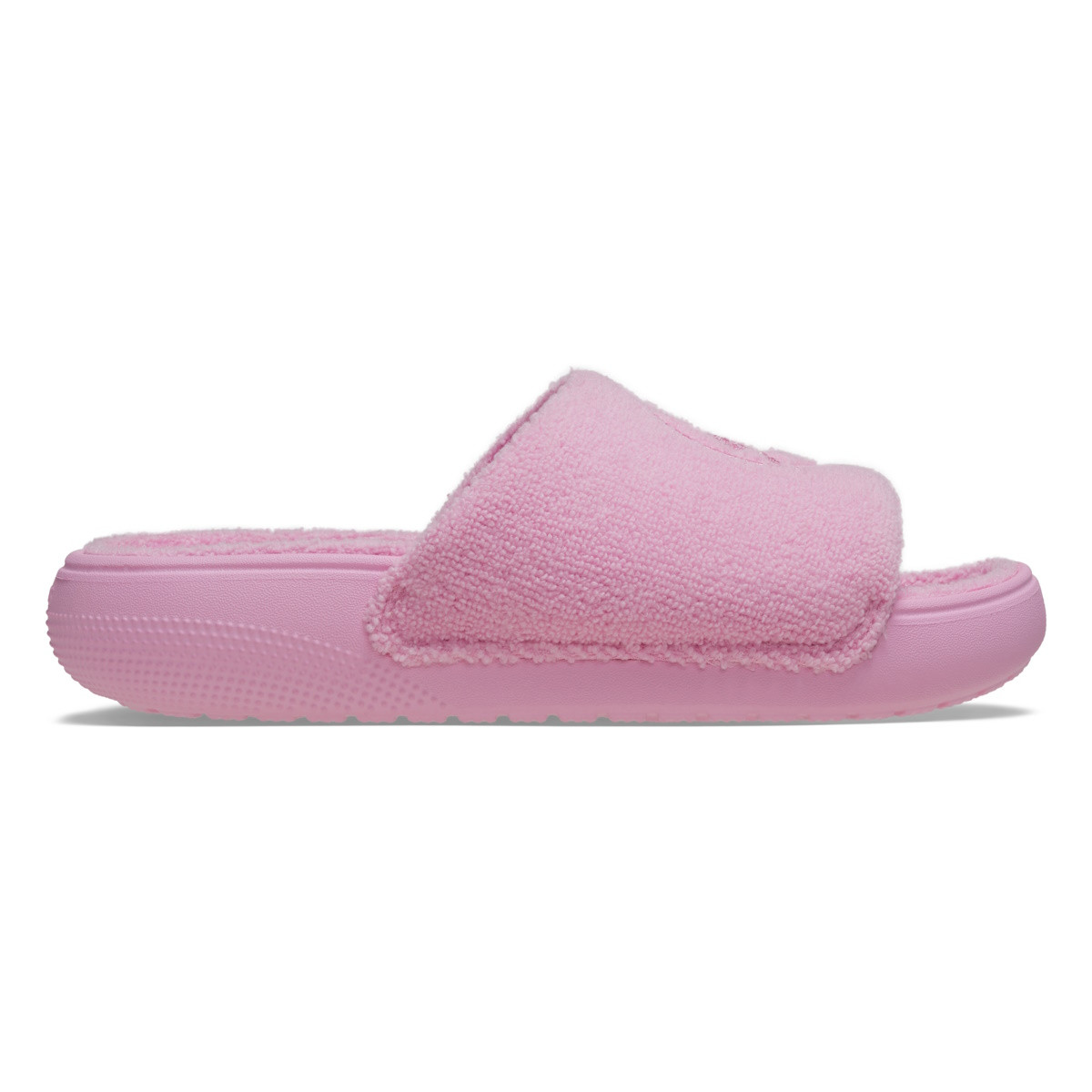 Papuci Crocs Classic Towel Slide Roz - Pink Tweed - 1 | YEO