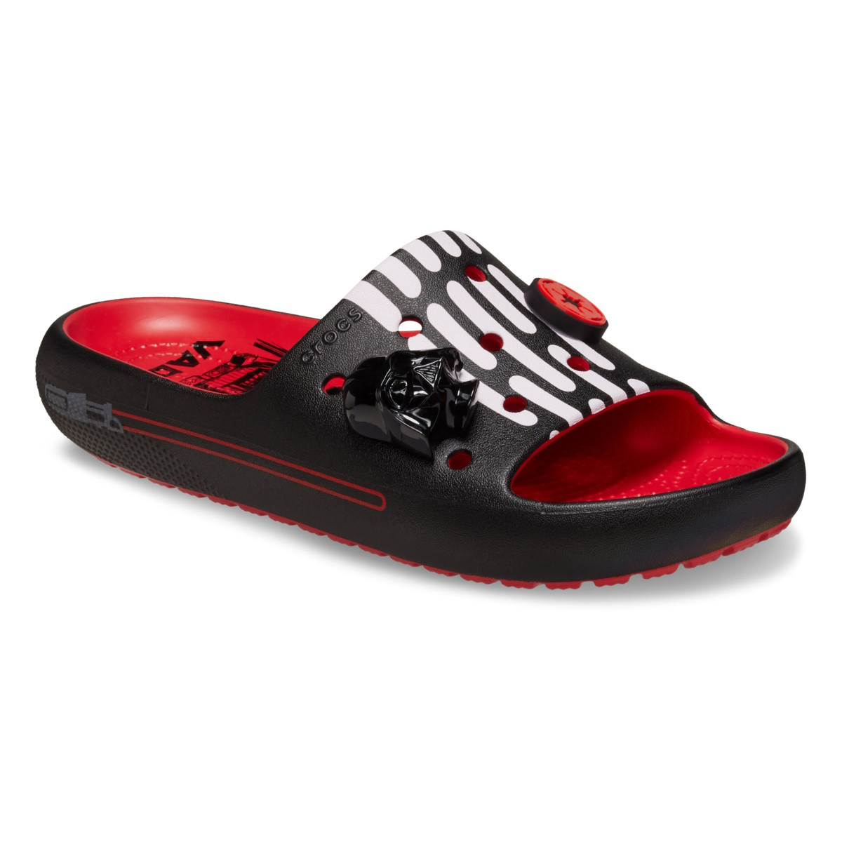 Papuci Crocs Darth Vader Classic Slide V2 Rosu - Varsity Red - 2 | YEO