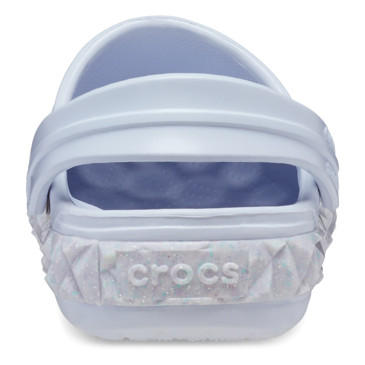 Saboti Crocs Crocband Geometric Glitter Band Clog Kids Mov - Dreamscape