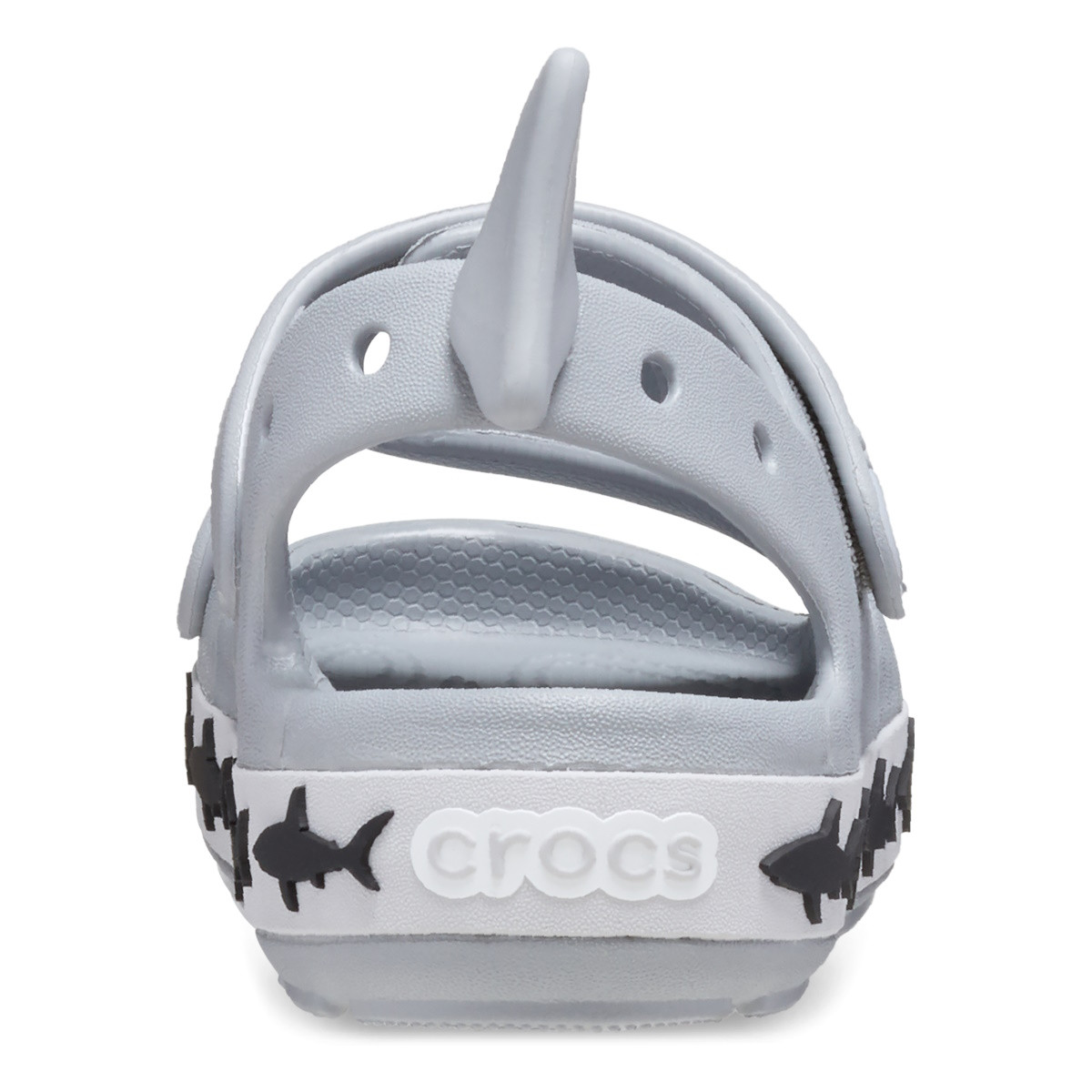 Sandale Crocs Toddler Crocband Cruiser Shark Sandal Gri - Light Grey