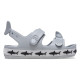 Sandale Crocs Toddler Crocband Cruiser Shark Sandal Culoare Gri - Light Grey