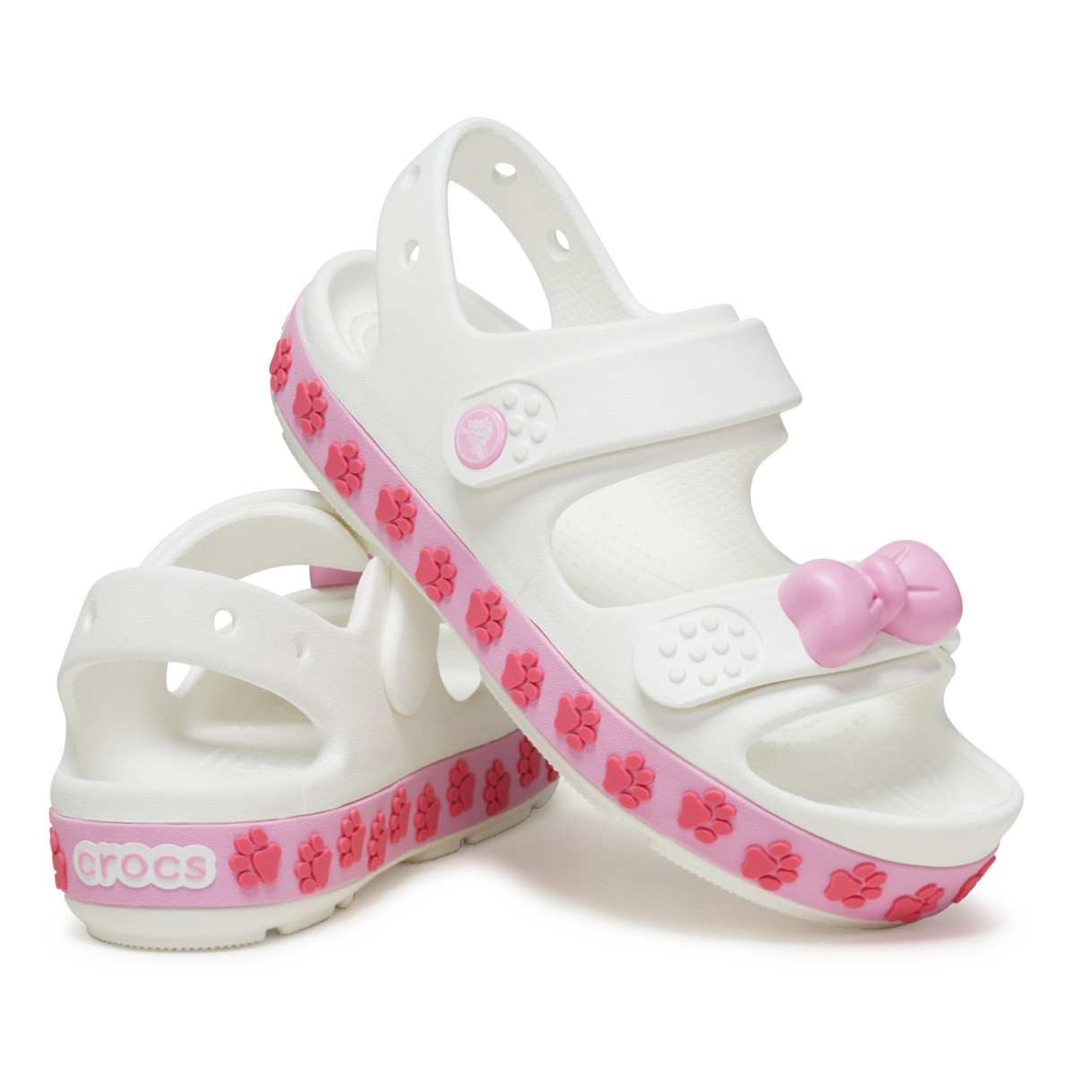 Sandale Crocs Toddler Crocband Cruiser Pet Sandal Roz - Pink Tweed - 3 | YEO
